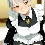 【エロ画像】グレー髪