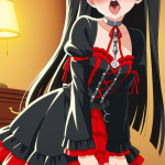 【】水色髪ロン