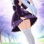 【】青髪ロング