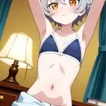 【エロ画像】グレー髪