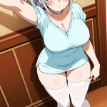 【エロ画像】グレー髪