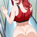 【】赤髪ロング