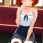 【】白髪ボブ内