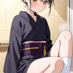 【エロ画像】黒髪アッ