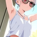 【エロ画像】銀髪アッ