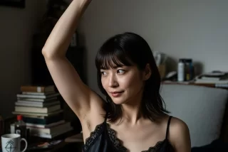 【AI腋フェチ画像】リ