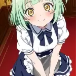 【エロ画像】緑髪刈り