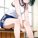 【エロ画像】緑髪ショ