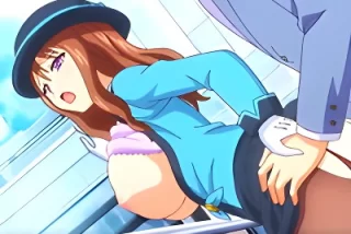 デパートの美人エレベ