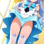 【エロ画像】水色アッ