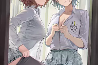 【画像】JKが布団の上