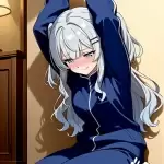 【エロ画像】グレー髪