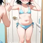 【エロ画像】黒青グラ