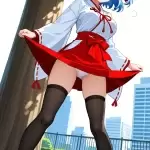 【エロ画像】青髪アッ