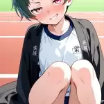 【エロ画像】緑髪刈り
