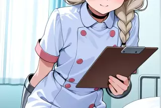 【エロ画像】銀髪三つ