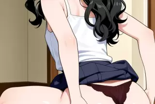 【エロ画像】黒髪ウェ