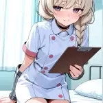 【エロ画像】銀髪三つ