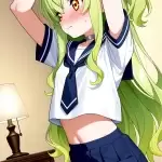 【エロ画像】ライム色