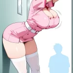【エロ画像】紺色ツイ
