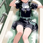 【エロ画像】黒髪三つ