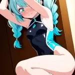【エロ画像】黒青グラ