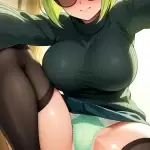 【エロ画像】ライム色