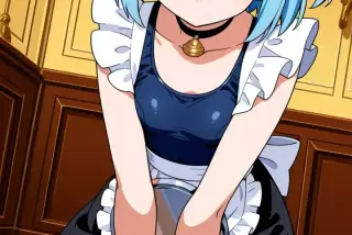 【エロ画像】青髪ショ