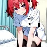 【エロ画像】赤髪刈り