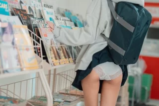 エッチな下着姿のお尻