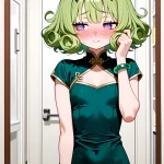 【エロ画像】緑髪くせ