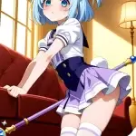 【エロ画像】水色サイ