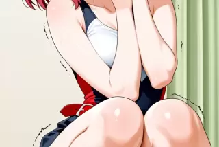 【エロ画像】赤髪アッ