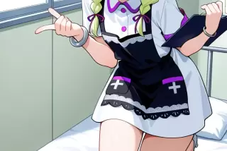 【エロ画像】ライム色