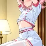 【エロ画像】茶髪ロー