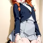 【エロ画像】青髪ツイ
