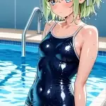 【エロ画像】ライム色