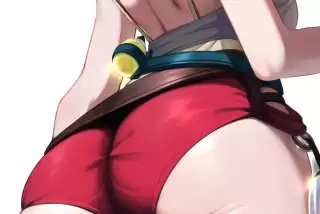 【画像】尻の形が丸見