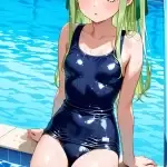 【エロ画像】ライム色