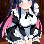【エロ画像】青髪ロン