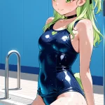【エロ画像】ライム色