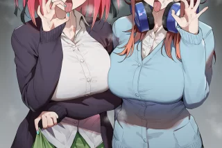 【画像】二乃と三玖を