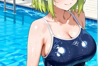 【エロ画像】ライム色