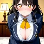 【エロ画像】黒青グラ