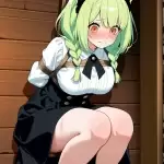【エロ画像】ライム色