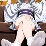 【エロ画像】グレー髪