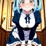 【エロ画像】青髪アッ