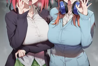 【画像】二乃と三玖を