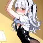 【エロ画像】銀髪セミ