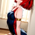 【エロ画像】赤髪ショ